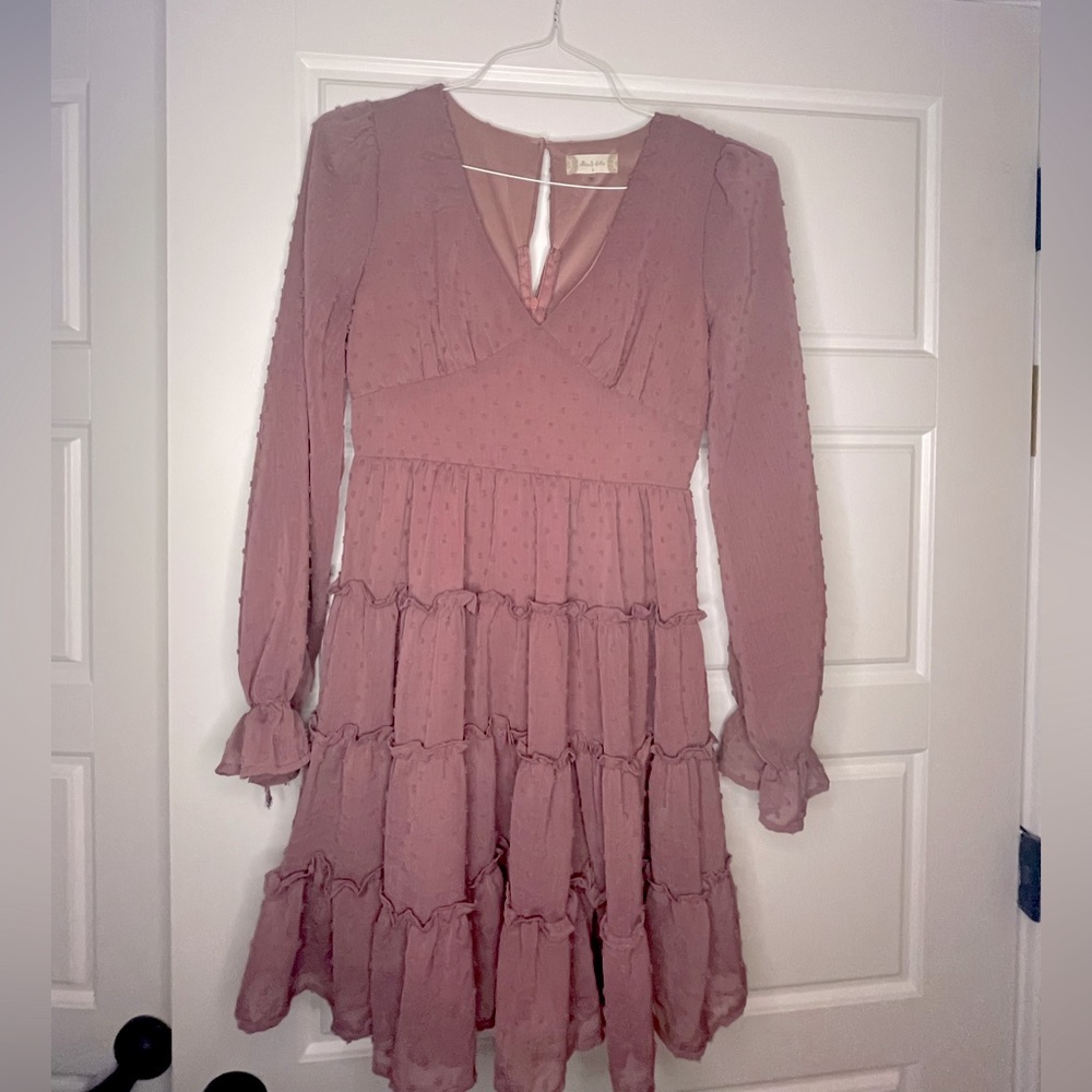 Long Sleeve Mauve Alter’d State Dress